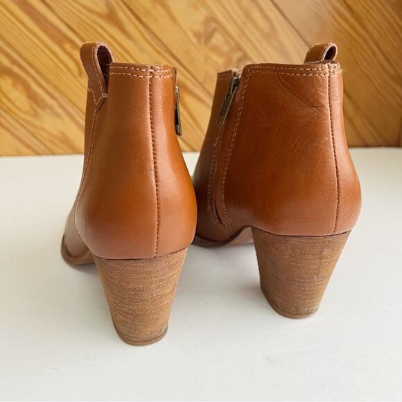 MADEWELL The Billie Ankle Boot in English Saddle Leather - Picture 4 of 8